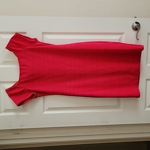 Womens hot pink dress, size 14